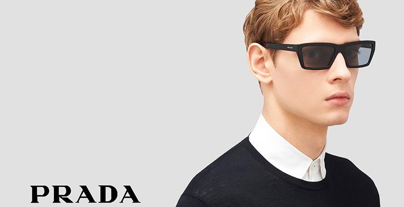 Prada Eyewear logo-arm Detail Sunglasses - Farfetch