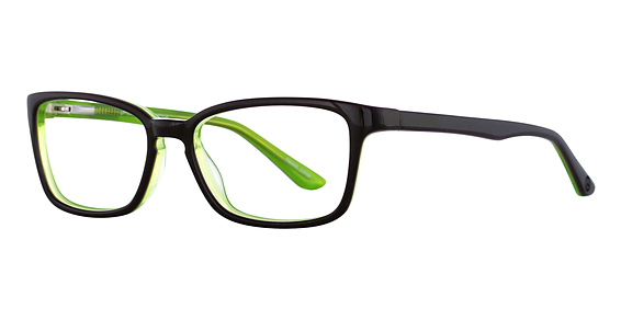 Uptown Eyeglasses, Black/White/Clear