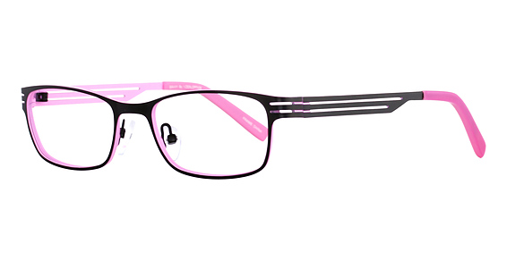 Savvy Eyeglasses, Black/Pink