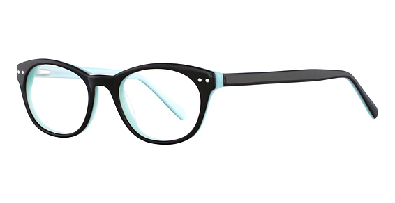 Karma Eyeglasses, Black/Pink